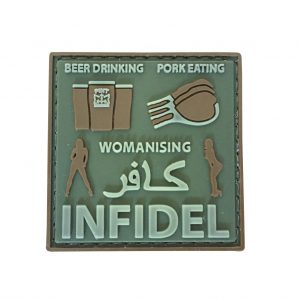 Beer Drinking Pork Eating Womanising PVC Patch - Various Colours 6 Beer Drinking Pork Eating Womanising PVC Patch - Various Colours