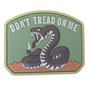 Don't Tread On Me PVC Patch - Various Colours 5 Don't Tread On Me PVC Patch - Various Colours
