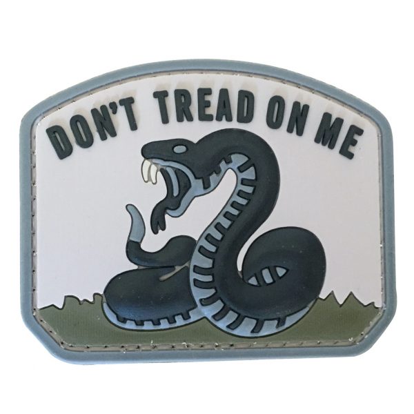 Don't Tread On Me PVC Patch - Various Colours