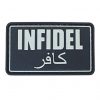Infidel PVC Patch - Various Colours 3 Infidel PVC Patch - Various Colours - Black