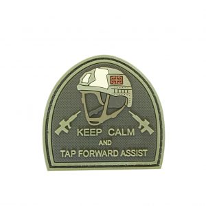 Keep Calm & Tap Forward Assist PVC Patch
