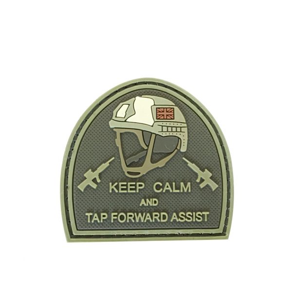 Keep Calm & Tap Forward Assist PVC Patch