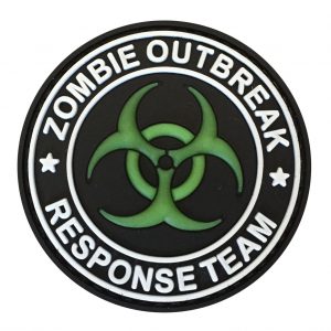 Zombie Outbreak Response Team Biohazard PVC Patch - Various colours 5 Zombie Outbreak Response Team Biohazard PVC Patch - Various colours - Glow