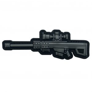 New Products 24 Assault Rifle Gun PVC Patch