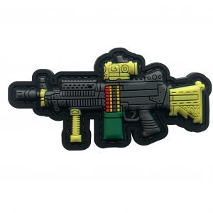 New Products 21 Assault Rifle Gun PVC Patch
