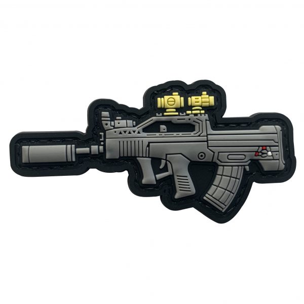 Assault Rifle Gun PVC Patch