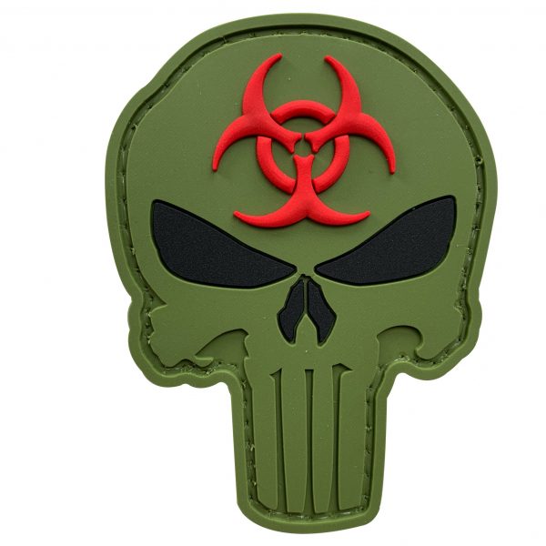 Biohazard Punisher PVC Patch - Various Colours