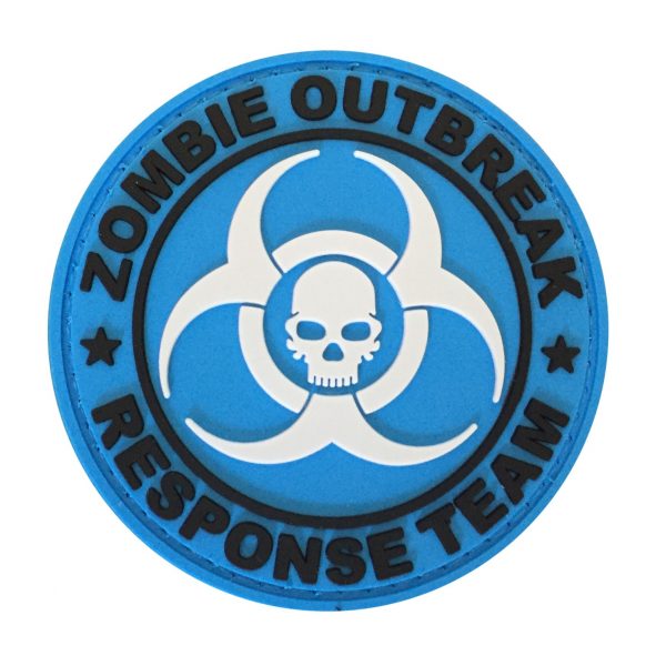 Biohazard Zombie Outbreak Response Team PVC Patch - Blue