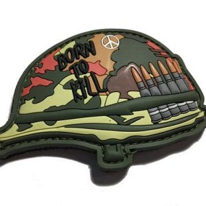 Born To Kill Helmet PVC Patch
