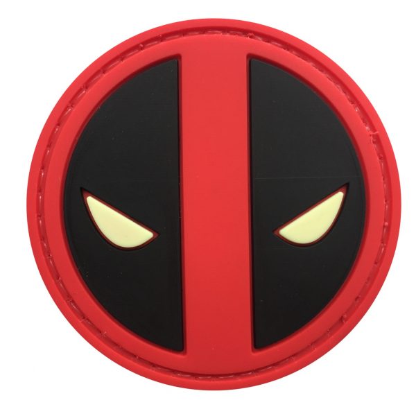 DeadPool Eyes Glow In The Dark PVC Patch