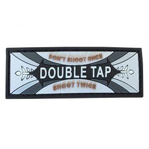 New Products 13 Double Tap PVC Patch- Various Colours - Grey