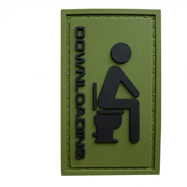 Downloading PVC Patch- Various Colours - Olive Drab