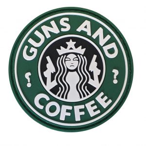 Guns & Coffee PVC Patch