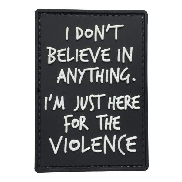 I Don't Believe In Anything PVC Patch
