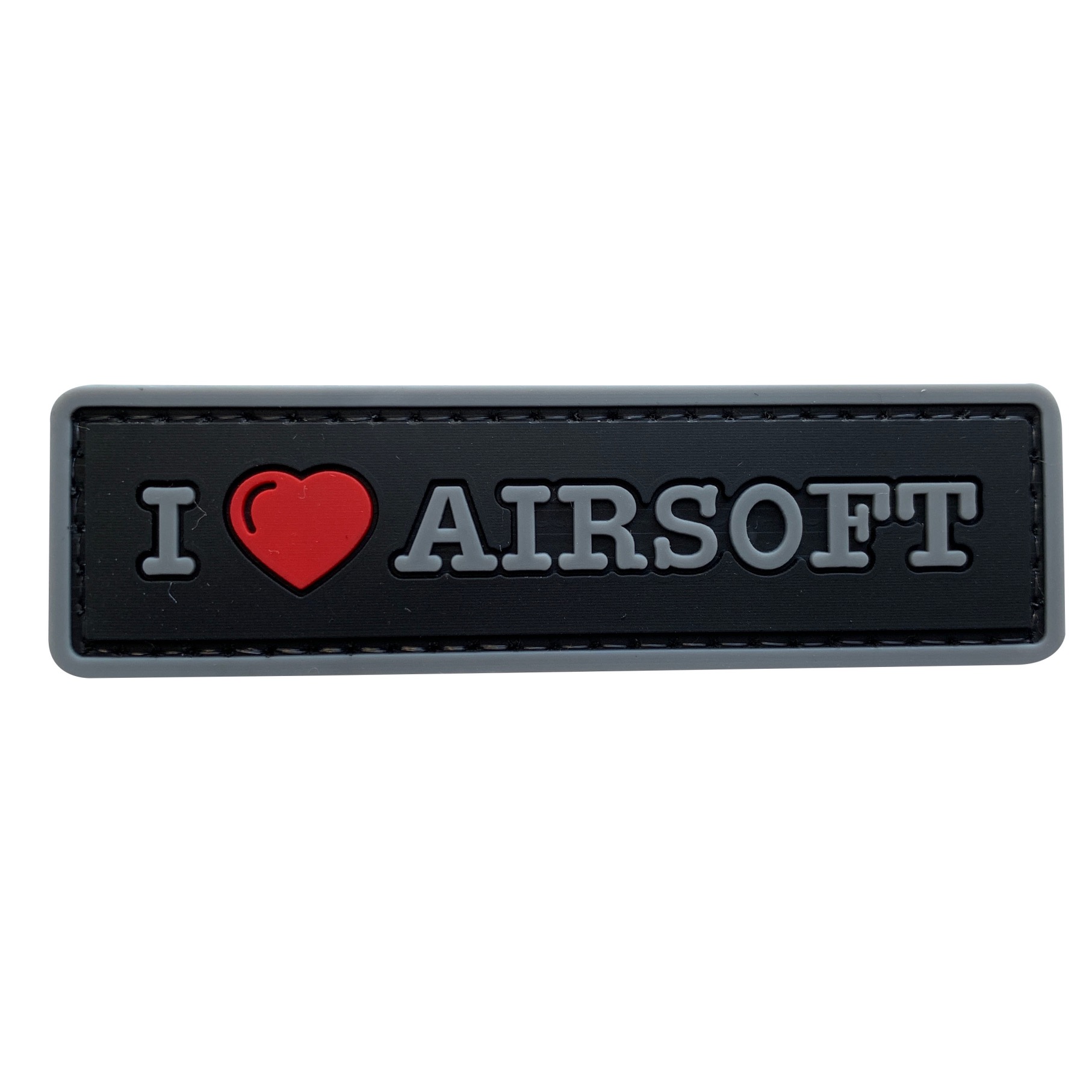I Love Airsoft PVC Patch - Various Colours - The Patch Board