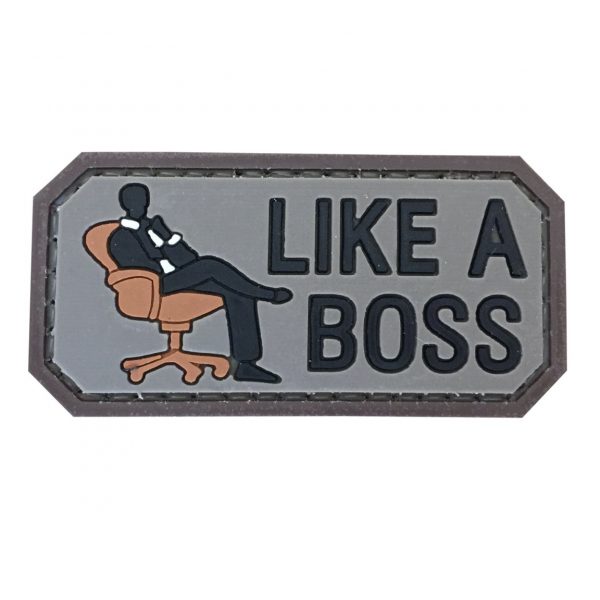 Like A Boss PVC Patch- Various Colours