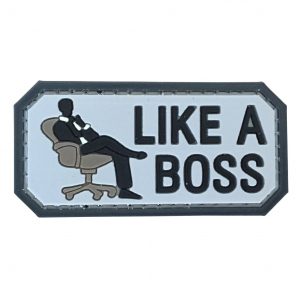 New Products 10 Like A Boss PVC Patch- Various Colours