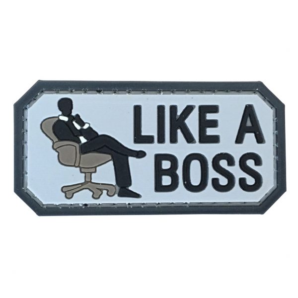 Like A Boss PVC Patch- Various Colours