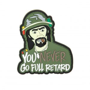 Never Go Full Retard PVC Patch
