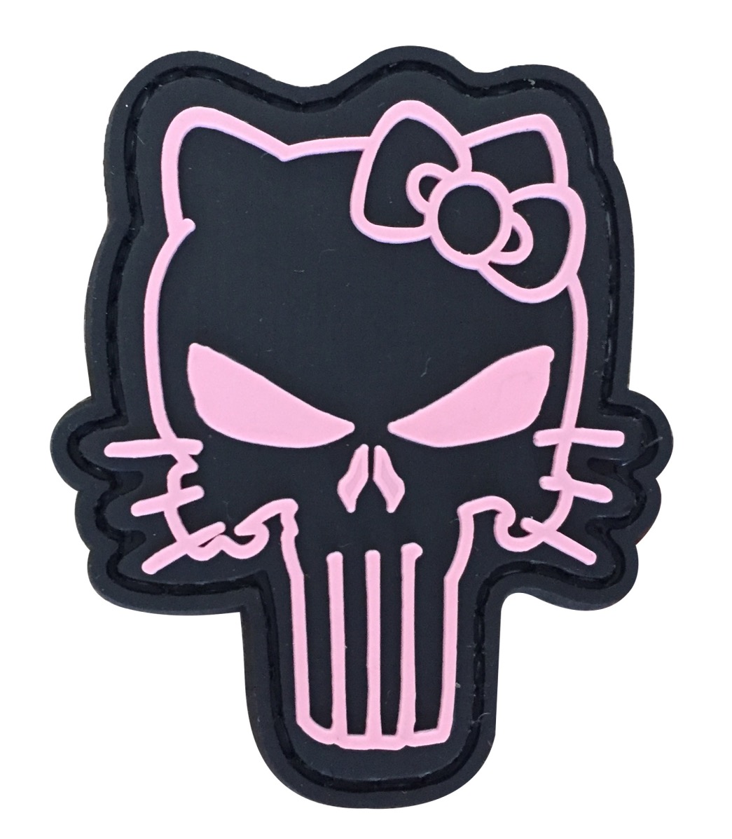 Punisher Cut Out PVC Patch - Various Colours - The Patch Board