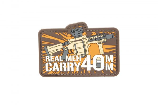 Real Men Carry 40mm PVC Patch