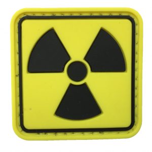 New Products 3 Round Radioactive PVC Patch