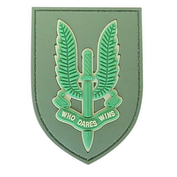 SAS Who Dares Win Insignia PVC Patch - Various Colours