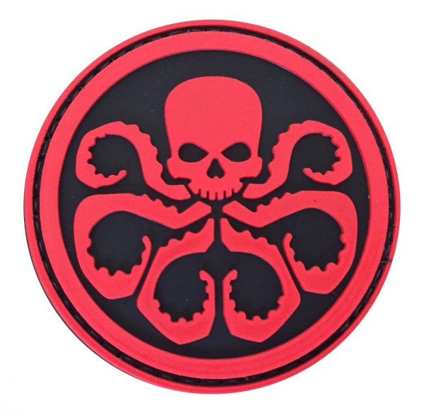 The Hydra PVC Patch - Various Colours - Red