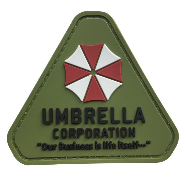 Triangular Umbrella Corp PVC Patch - Various Colours