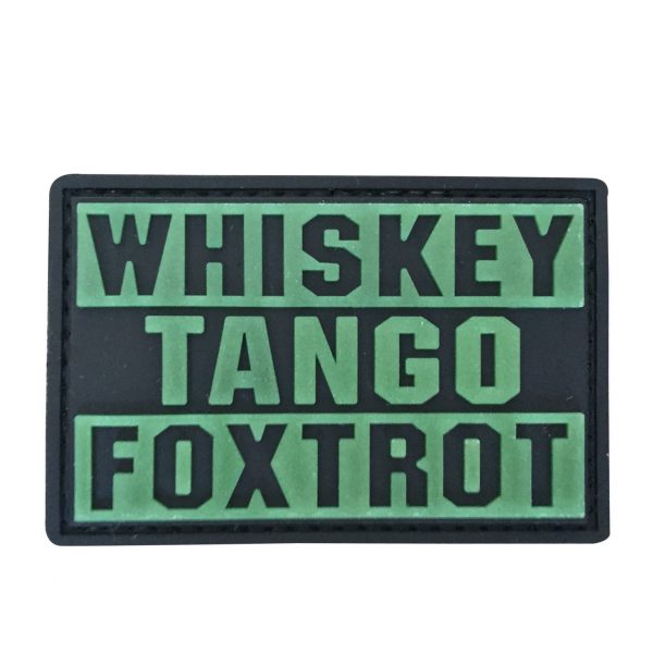 Whiskey Tango Foxtrot PVC Patch