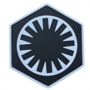 First Order PVC Patch- Various Colours 5 First Order White