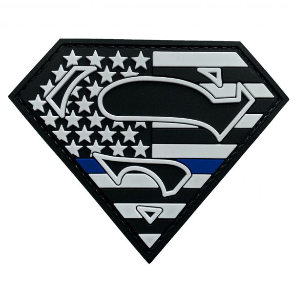 Superman Shield Thin Blue