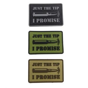 Just The Tip I Promise PVC Patch - Various Colours - The Patch Board