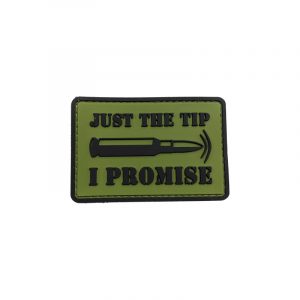 Just The Tip I Promise PVC Patch - Various Colours 6 just-the-tip-patch-olive