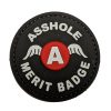 A Hole Merit Badge PVC Patch (Various Colours) 2 The Patch Board Straw Hat Pirates PVC Patch with hook backing